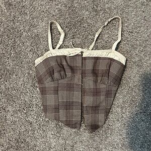 Windsor Plaid Cropped Size Small